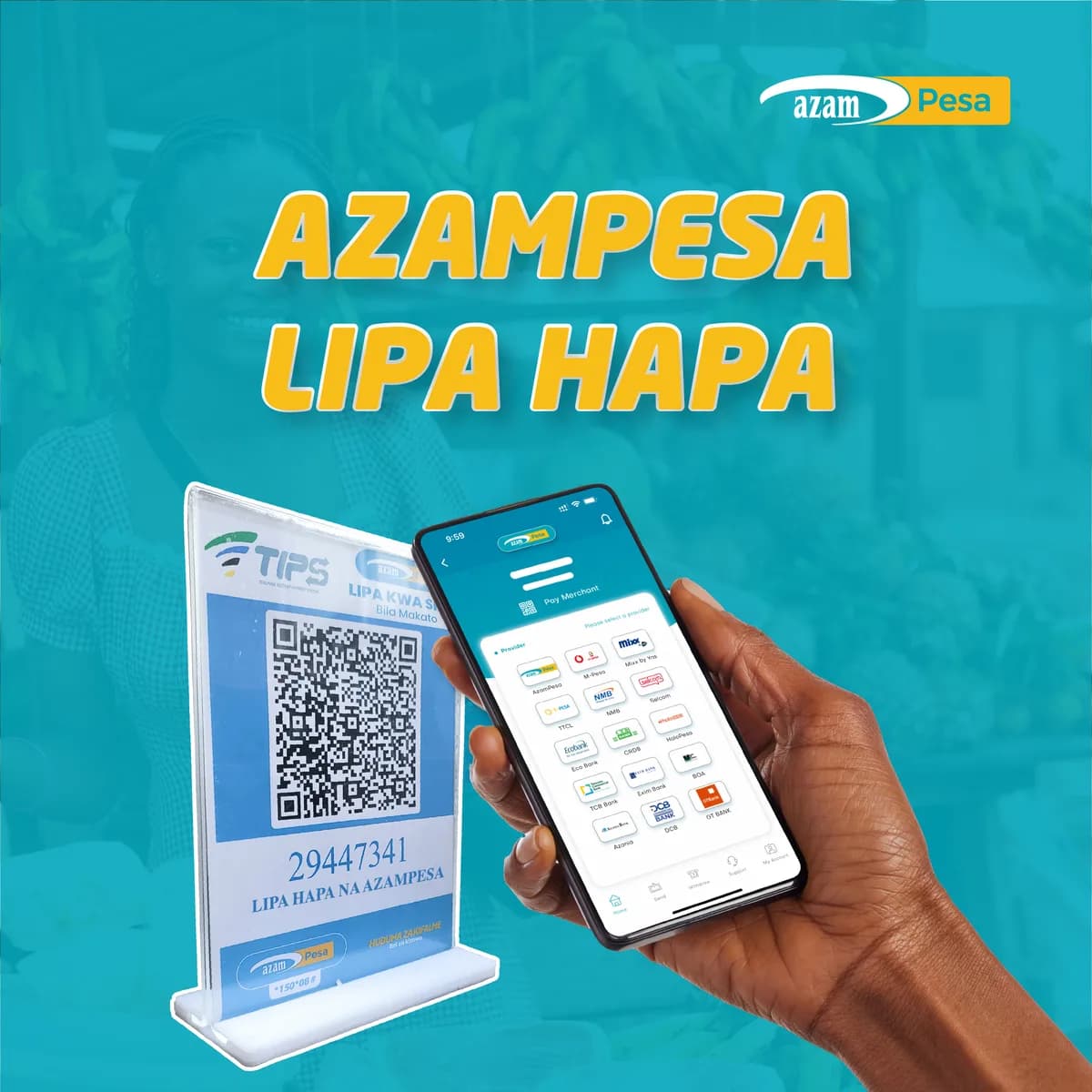 Bango la Lipa Hapa ya AzamPesa kwa wafanyabiashara